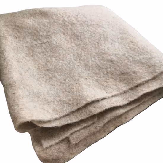 Jute-Flachsfilz, schwer entflammbar/hemmend für Matratzen